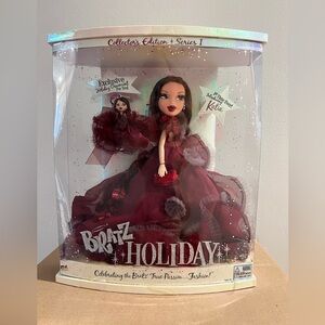 Bratz Katia Holiday Collector's Doll in Burgundy Gown